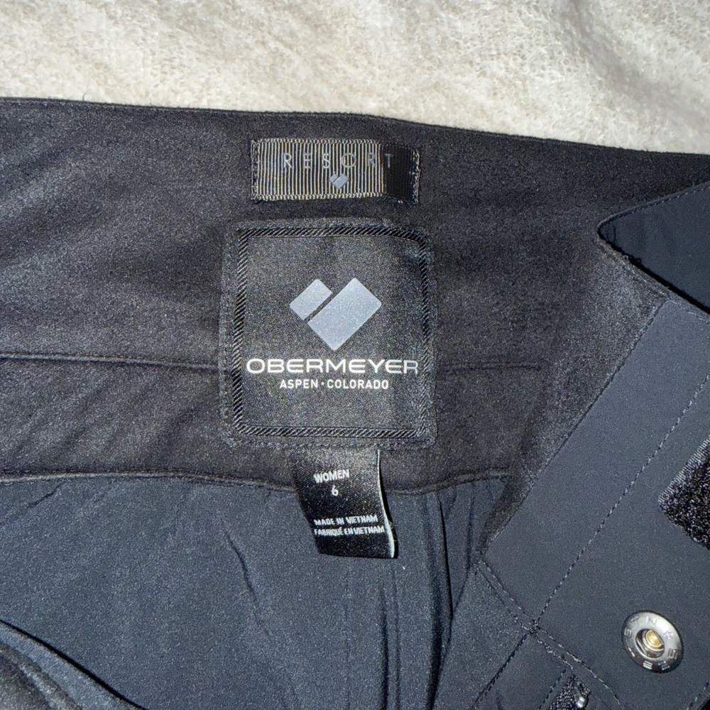 Obermeyer Black Chateau Ski Pants - Picture 4 of 5